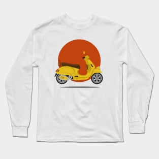 Retro scooter Long Sleeve T-Shirt